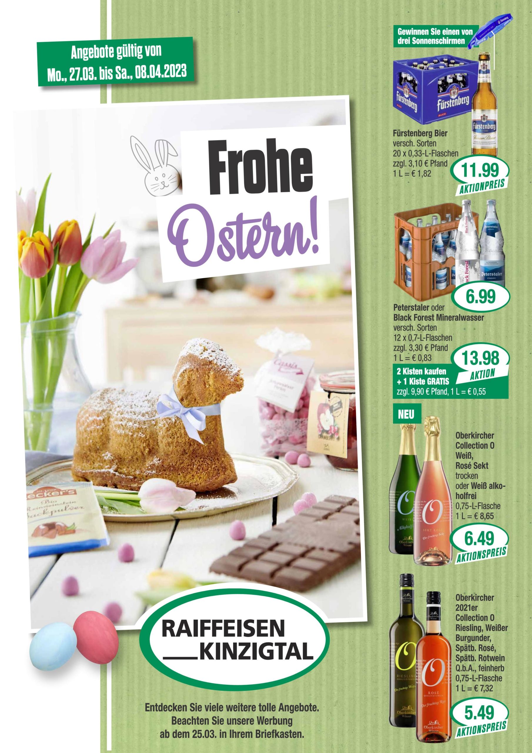 Frohe Ostern - Angebot ab 27. März 2023