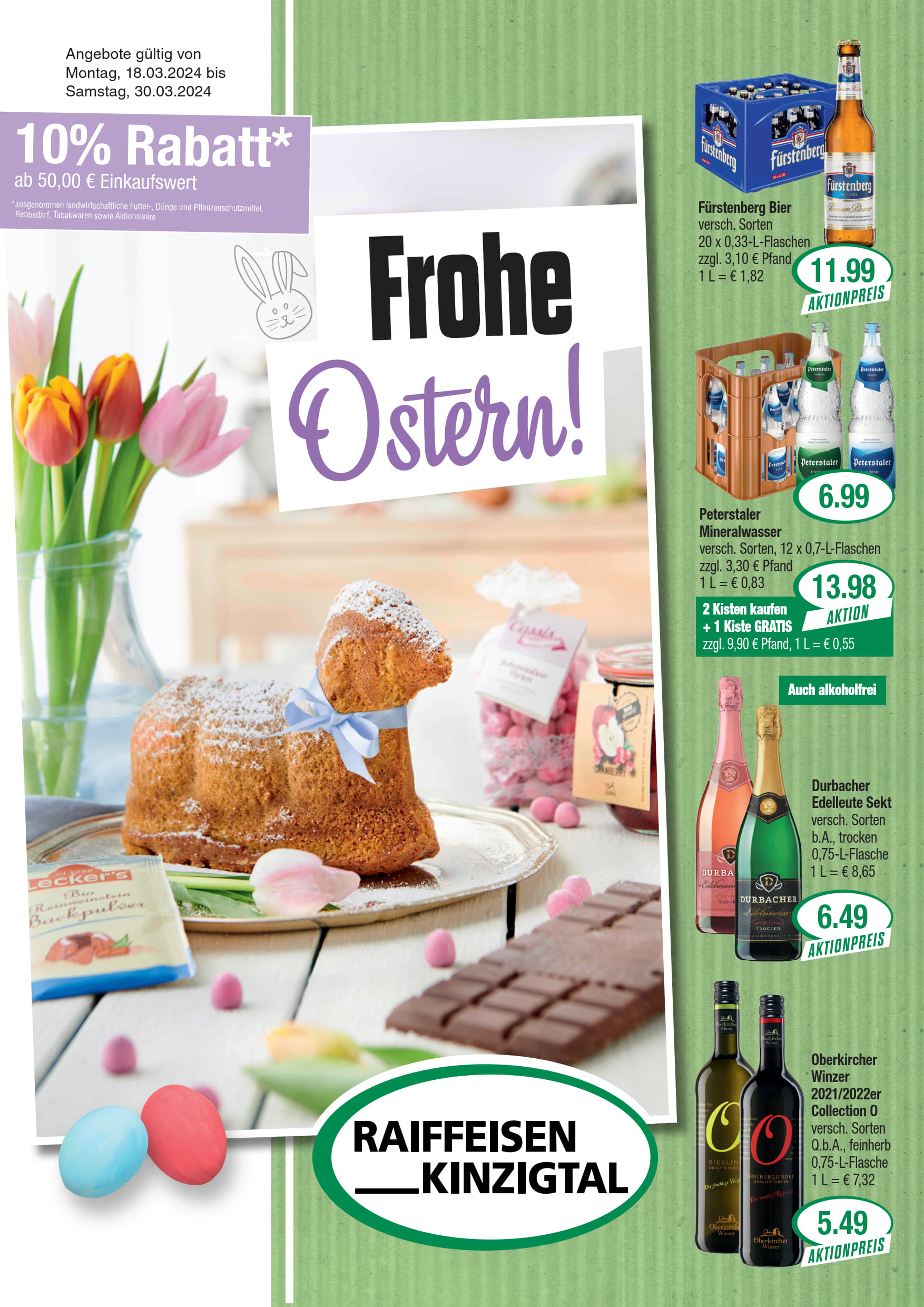 Frohe Ostern - Angebot ab 18. März 2024