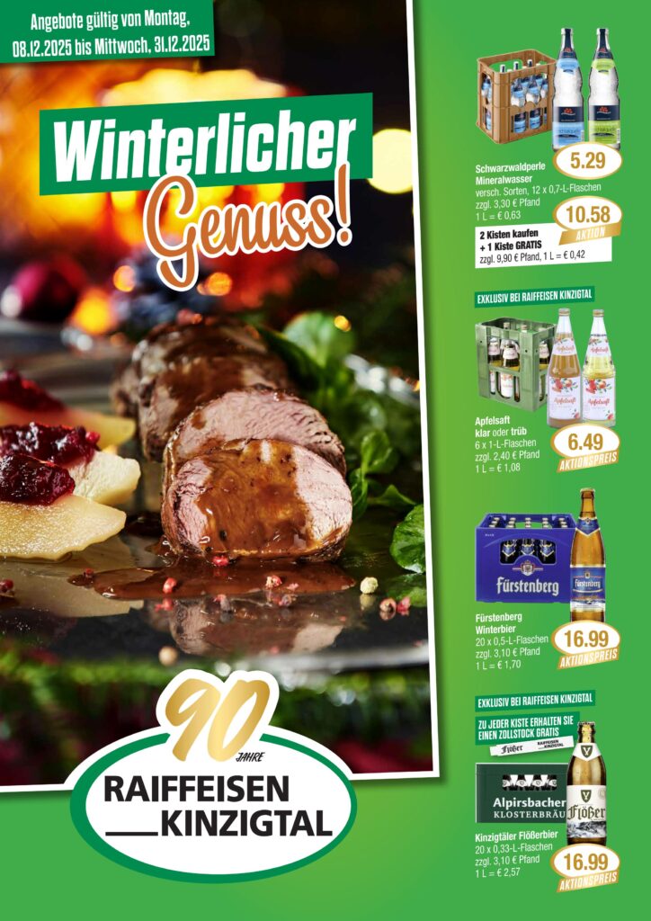 Winterlicher Genuss - Angebot ab 8. Dezember 2025